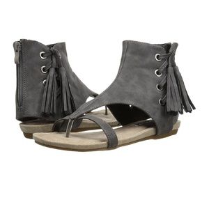 NWT Cuffed Gladiator Sandals with Tassels